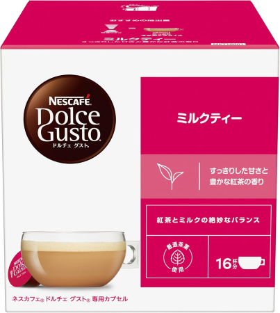 ネスカフェドルチェ　グストシステム ネスカフェ ドルチェ グスト 専用カプセル ミルクティー 16P | ネスレ
